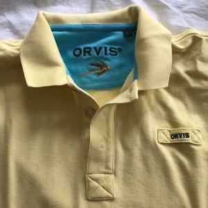 NWOT Yellow Orvis polo